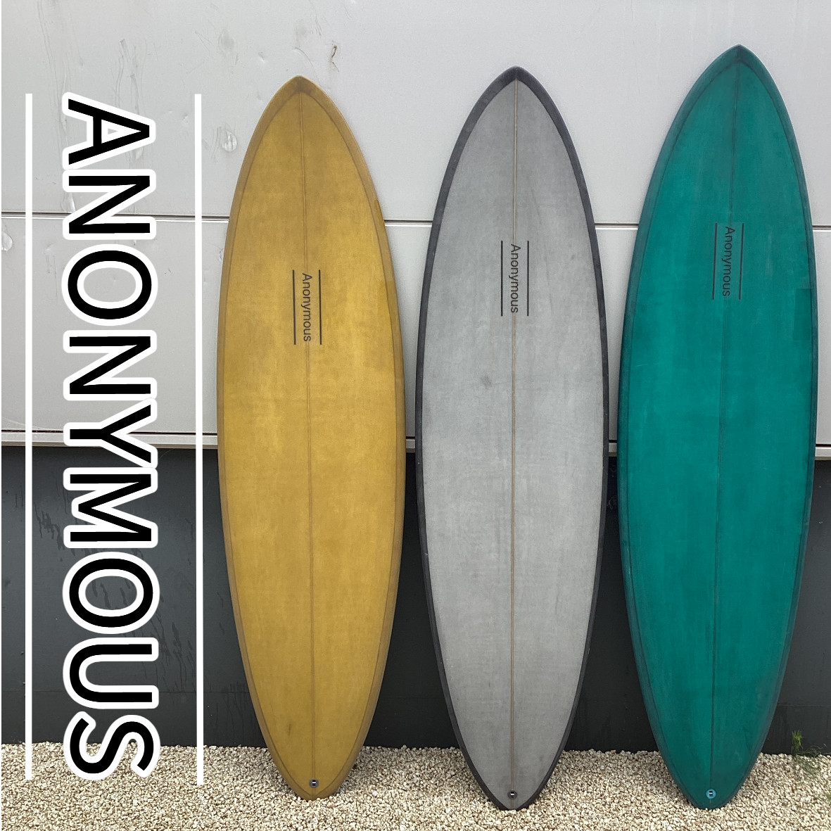 Anonymous surfboards シングルスタビミッドレングス入荷しました